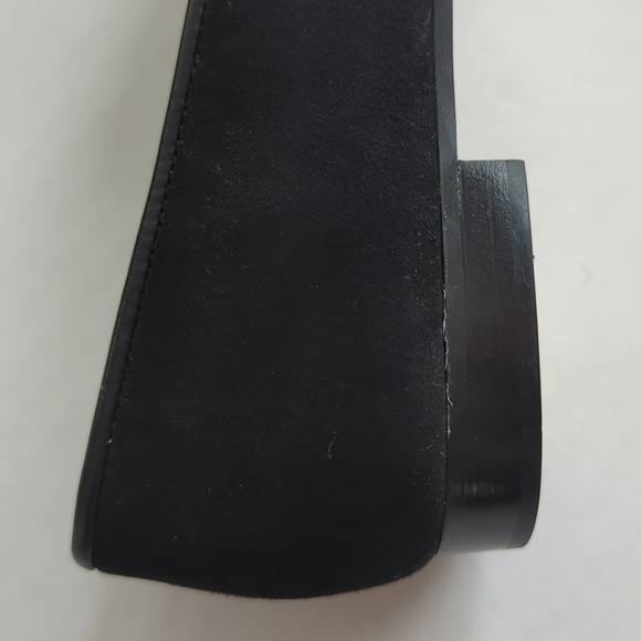 Kate Spade NY Claudia Leather Suede Velvet Slip On Flats 6B Black - Picture 7 of 16